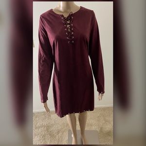 Venus Burgundy Dress